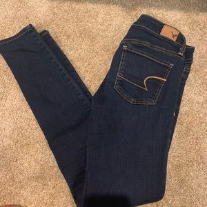 American eagle dark wash jeggings
